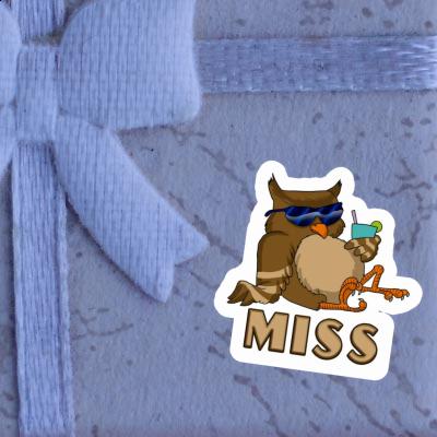 Cool Owl Sticker Miss Image