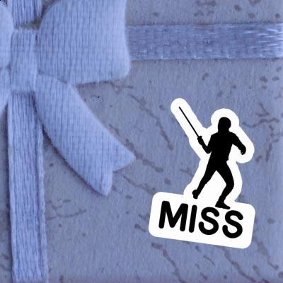 Fencer Sticker Miss Laptop Image