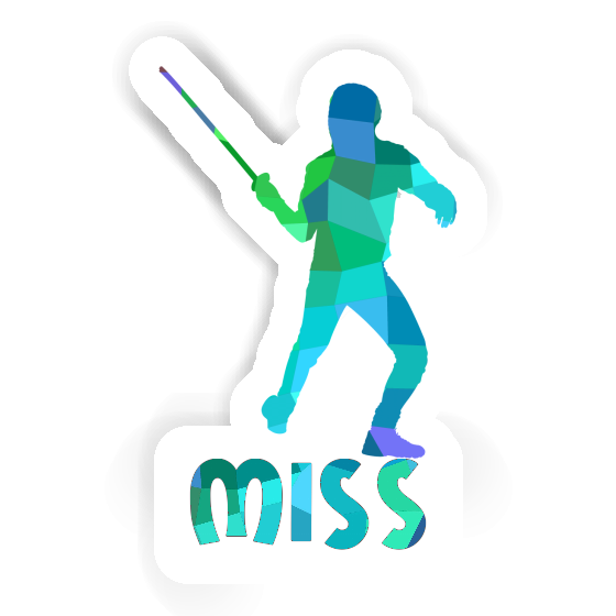 Fechter Sticker Miss Gift package Image