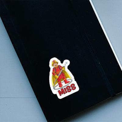 Sticker Firefighter Miss Image