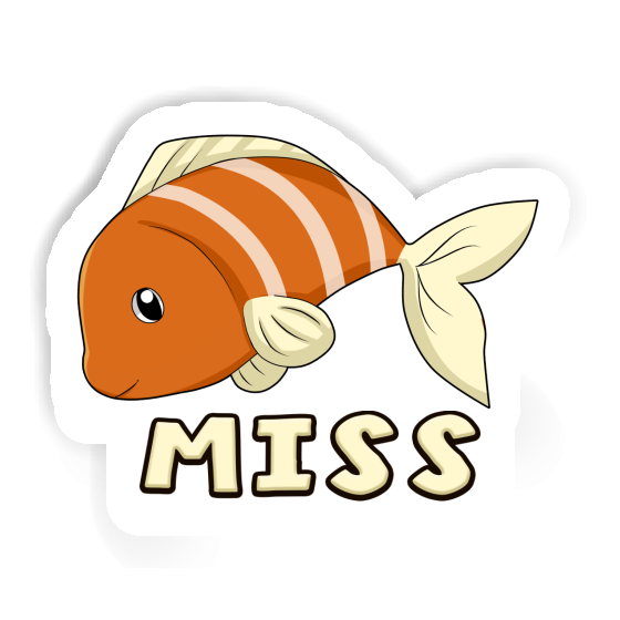 Aufkleber Fisch Miss Image