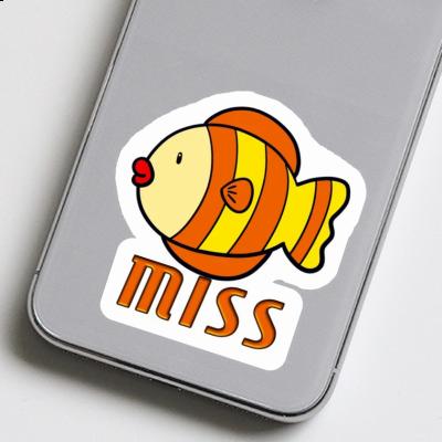 Sticker Fish Miss Gift package Image