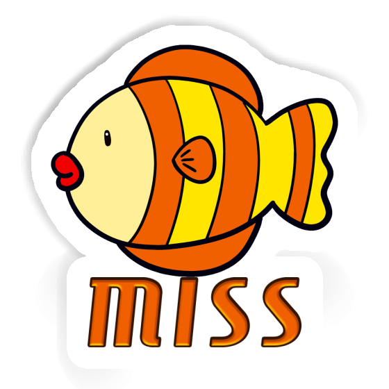 Miss Sticker Fisch Notebook Image