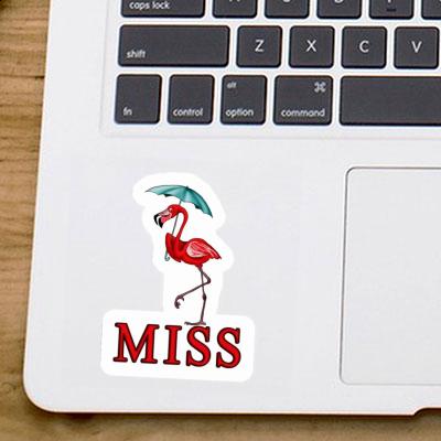 Flamingo Sticker Miss Image