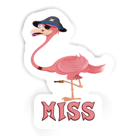 Flamingo Sticker Miss Laptop Image