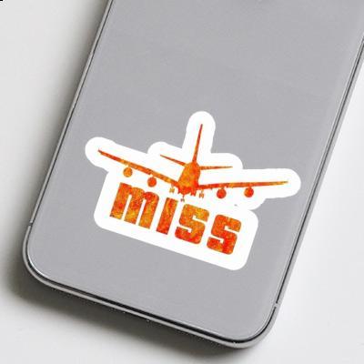 Miss Aufkleber Flugzeug Gift package Image