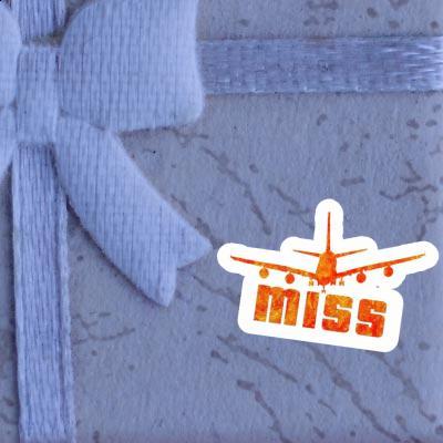 Sticker Airplane Miss Image