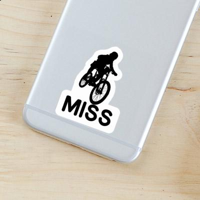 Freeride Biker Aufkleber Miss Image