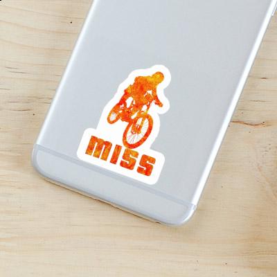 Aufkleber Freeride Biker Miss Image