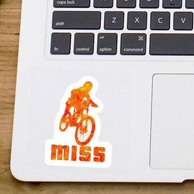 Aufkleber Freeride Biker Miss Image