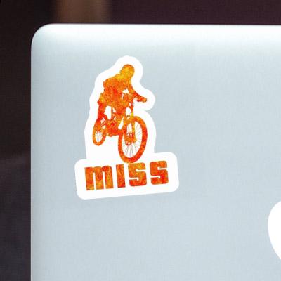 Aufkleber Freeride Biker Miss Image