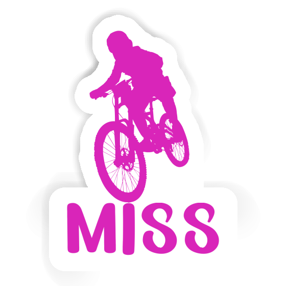 Miss Aufkleber Freeride Biker Image