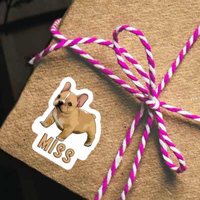 Sticker Miss French Bulldog Gift package Image