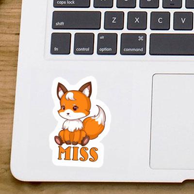 Fox Sticker Miss Notebook Image