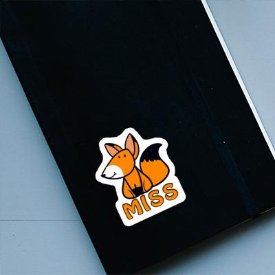 Fox Sticker Miss Notebook Image