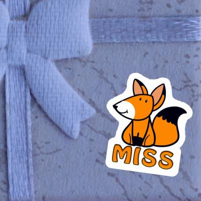 Sticker Fox Miss Image