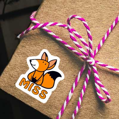 Sticker Fox Miss Image