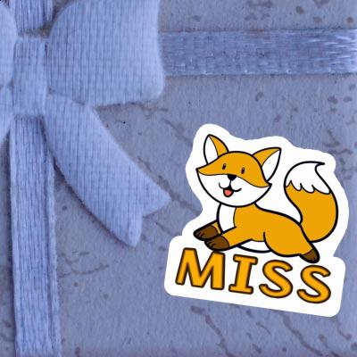 Sticker Fox Miss Image