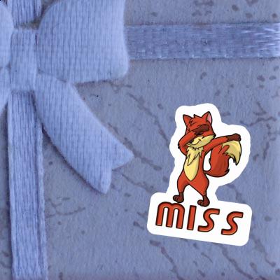 Dabbing Fox Sticker Miss Gift package Image