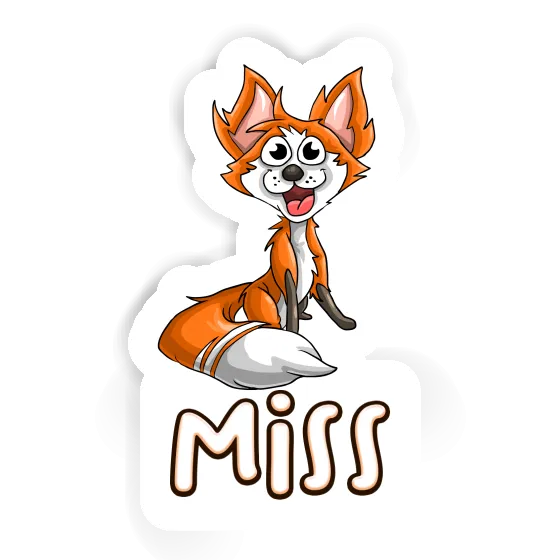 Fox Sticker Miss Image