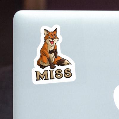 Sticker Miss Fox Notebook Image