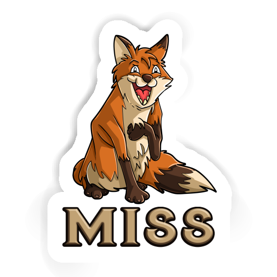 Fox Sticker Miss Image