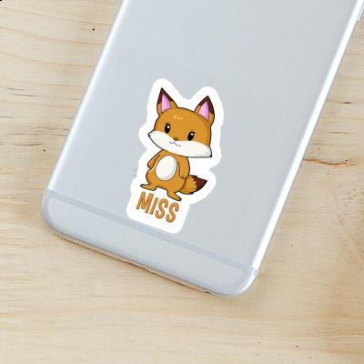 Sticker Miss Fox Notebook Image