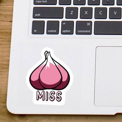 Miss Sticker Garlic clove Notebook Image