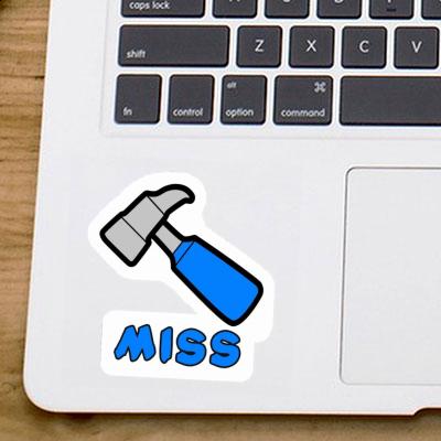 Hammer Sticker Miss Notebook Image