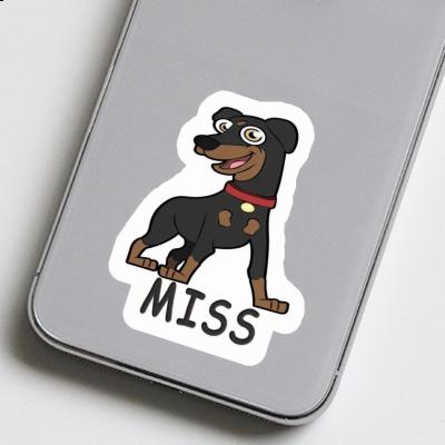 German Pinscher Sticker Miss Notebook Image