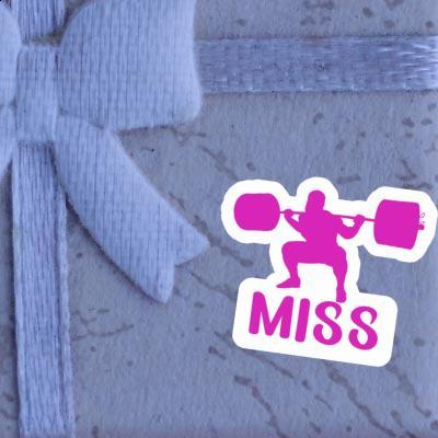 Sticker Miss Weightlifter Gift package Image