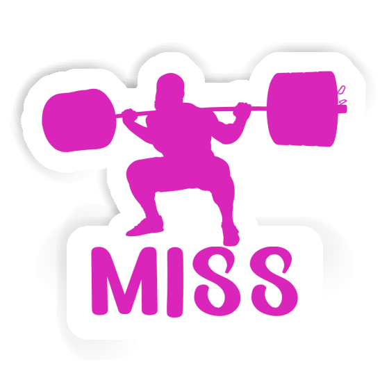 Sticker Miss Weightlifter Gift package Image