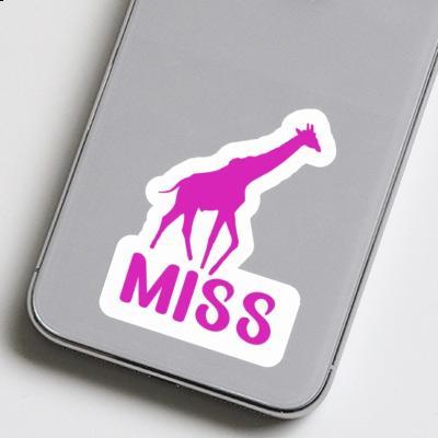 Giraffe Sticker Miss Gift package Image