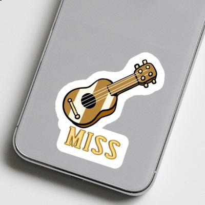 Autocollant Miss Guitare Laptop Image