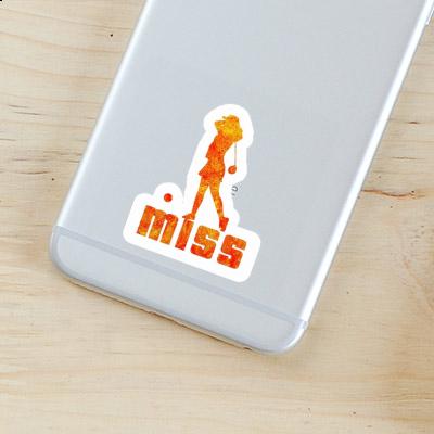 Miss Sticker Golfer Gift package Image