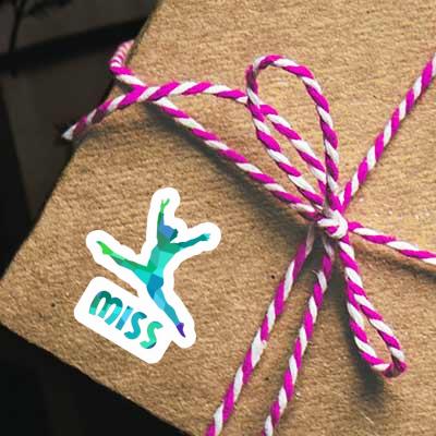 Aufkleber Miss Gymnastin Gift package Image