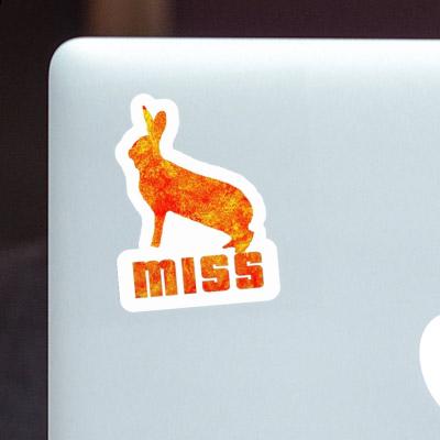 Sticker Rabbit Miss Gift package Image