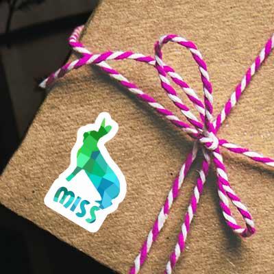 Sticker Hase Miss Notebook Image