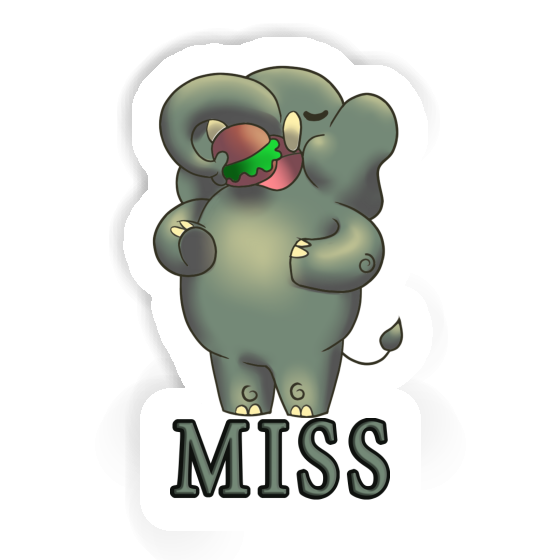 Miss Sticker Elefant Image