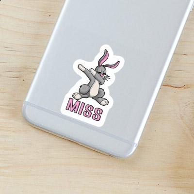 Lapin Autocollant Miss Notebook Image