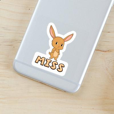 Autocollant Miss Lapin Laptop Image