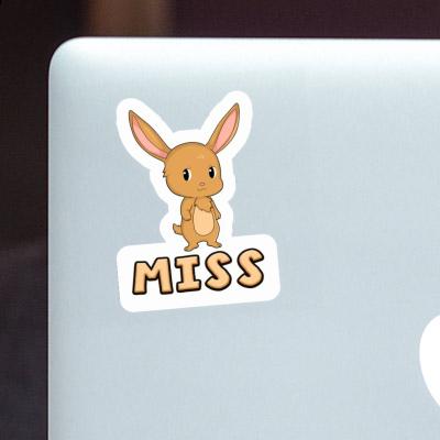 Miss Aufkleber Hase Laptop Image