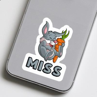 Autocollant Lapin Miss Image