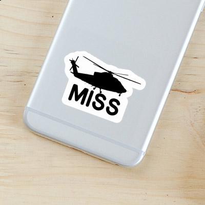 Sticker Miss Helikopter Image