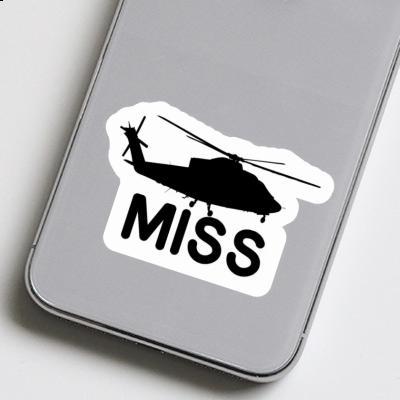 Helicopter Sticker Miss Laptop Image