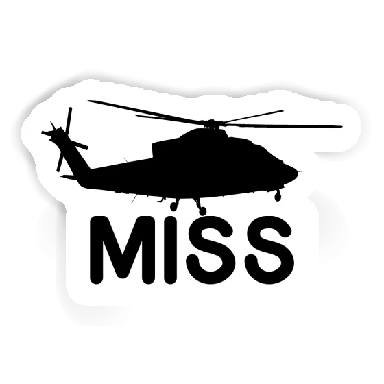 Sticker Miss Helicopter Gift package Image