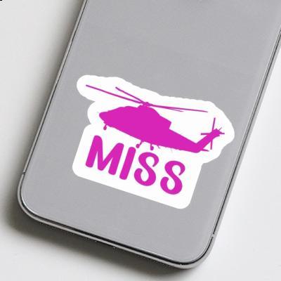 Hubschrauber Sticker Miss Gift package Image