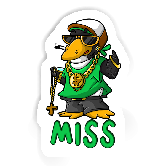 Sticker Hip-Hop Penguin Miss Gift package Image