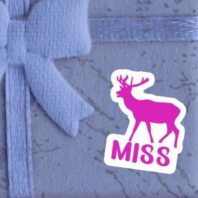 Miss Sticker Hirsch Notebook Image