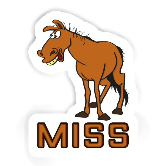 Sticker Miss Horse Gift package Image